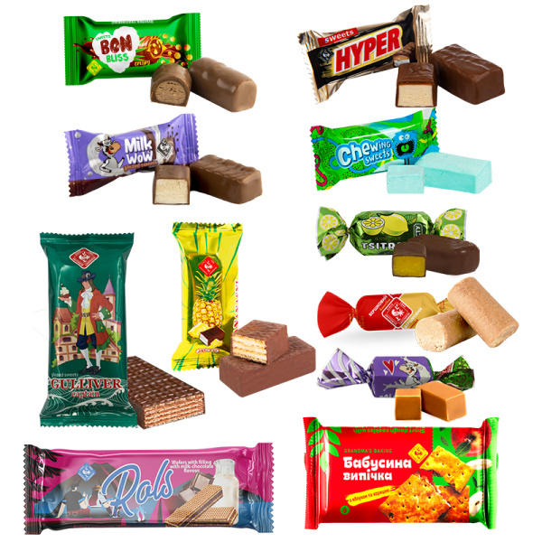 Набір новорічний "ВЕСЕЛІ ДРУЗІ", 352г